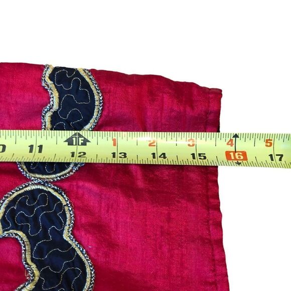 𝅺ja Resorts Vintage 80’s Silk Tassel Kimono Jacket EUC - Picture 9 of 11